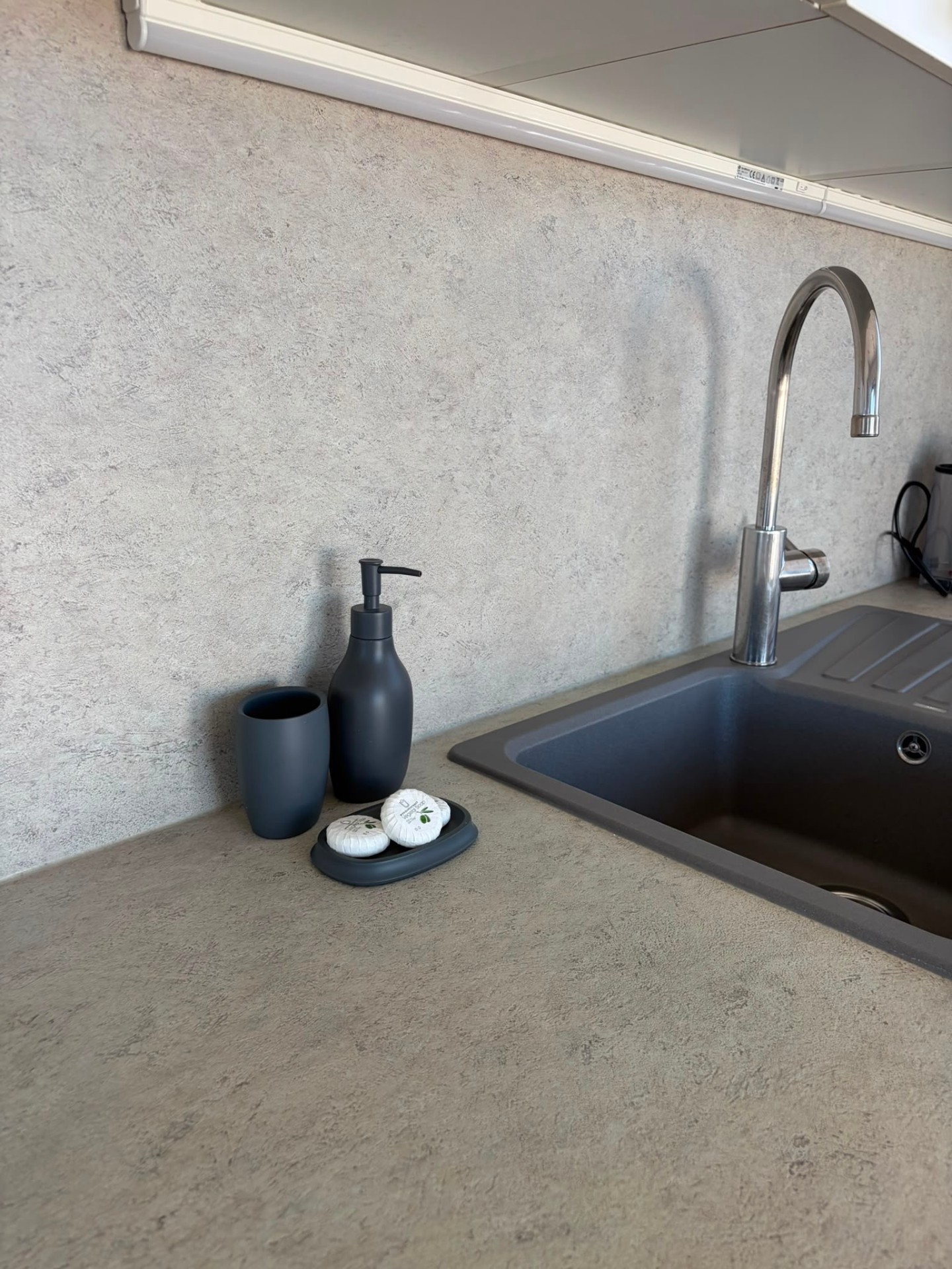 Sink with amenities