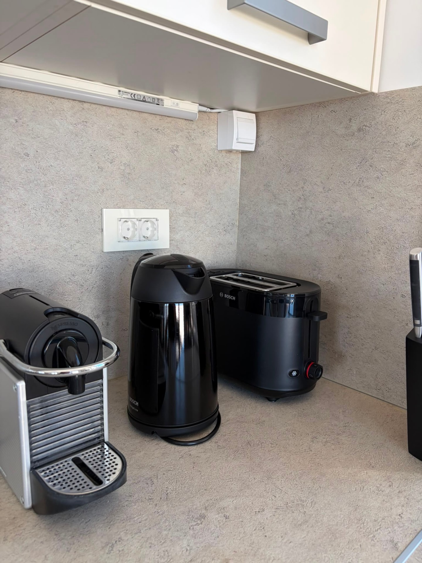 Coffee and toaster station